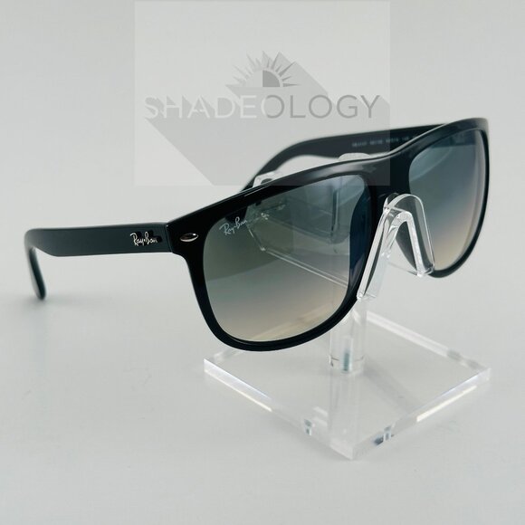 Ray-Ban Sunglasses Boyfriend RB4147 601/32 Unisex Black Frame 60mm Crystal Lens - Picture 3 of 10